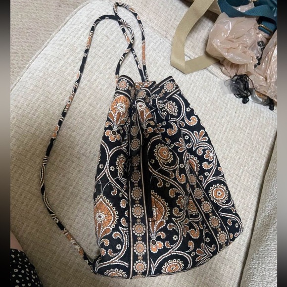 Vera Bradley drawstring backpack purse - Picture 3 of 7